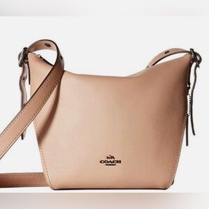 Coach Leather Beachwood Dufflette Crossbody Bag